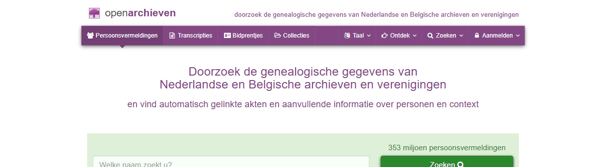 Afbeelding van Open archieven